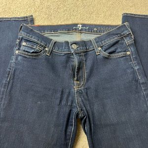 7 For All Mankind The Skinny Jeans Womens Size 29